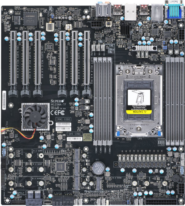 Supermicro MBD-M12SWA-TF Socket sWRX8 Extended ATX hind ja info | Emaplaadid | hansapost.ee