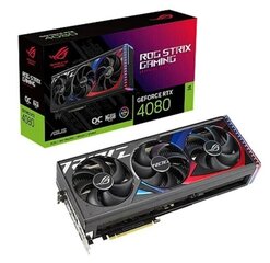 Видеокарта Asus ROG Strix GeForce RTX 4080 16 Гб GDDR6X OC Edition цена и информация | Видеокарты | hansapost.ee