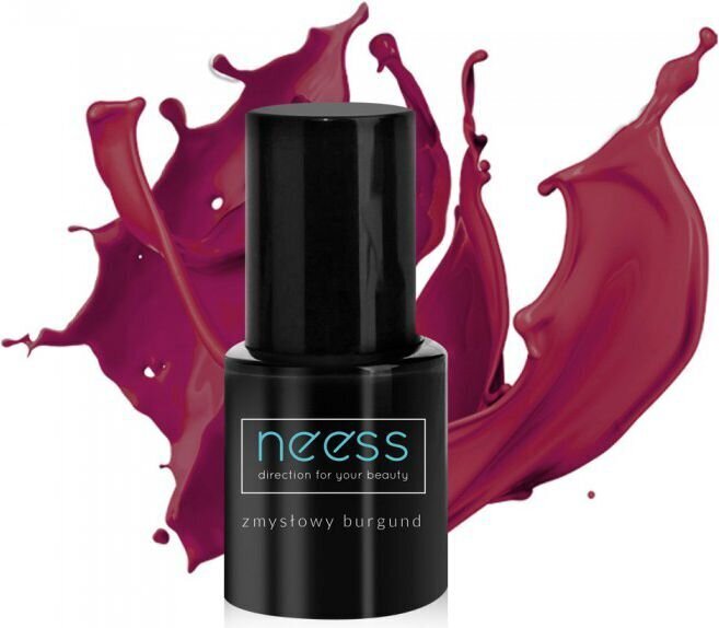 Hübriidlakk Neess 7527 Sensual Burgundy, 4ml цена и информация | Küünelakid ja küünelakieemaldajad | hansapost.ee