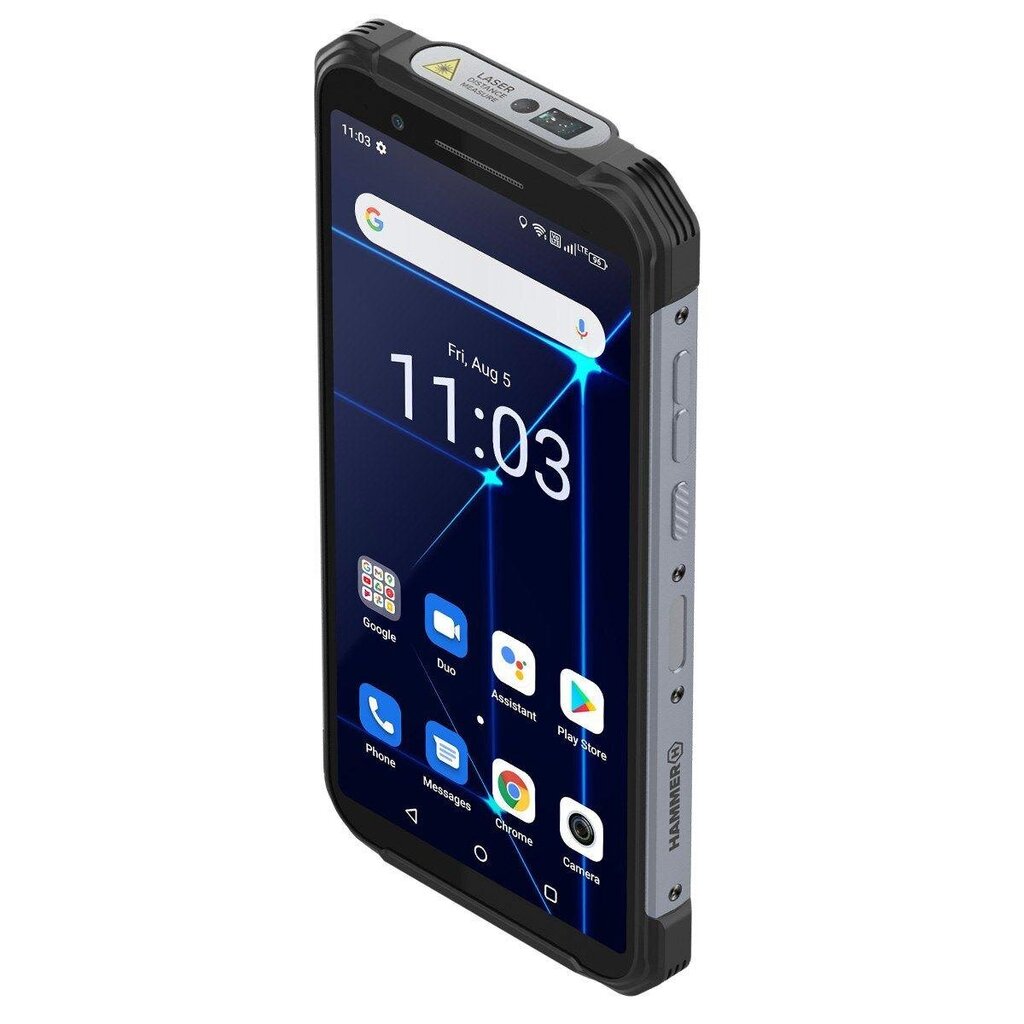 Hammer Construction 4G Dual SIM 6/128GB Black-Silver цена и информация | Telefonid | hansapost.ee