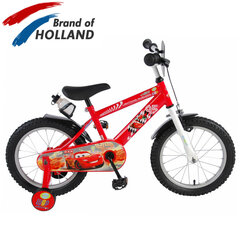 Laste jalgratas Volare 14" Disney Cars, punane цена и информация | Велосипеды | hansapost.ee