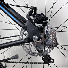Велосипед ESPERIA 27.5" DRACO 7300 ALU 46 24V TY300, черный / синий / красный цена и информация | Велосипеды | hansapost.ee