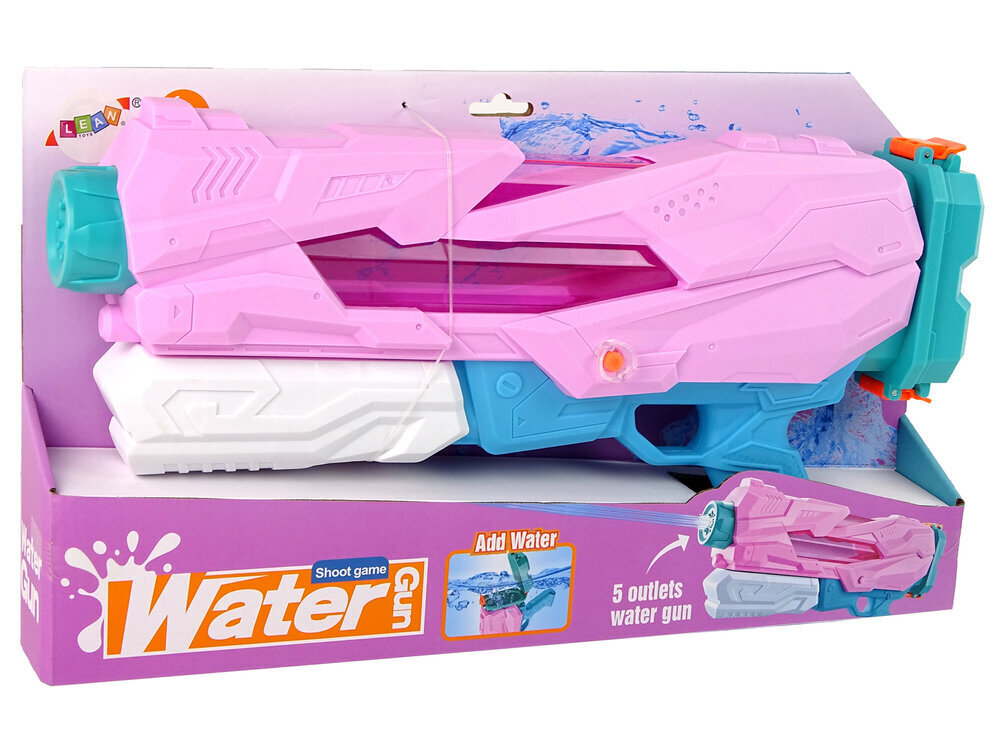 Veepüstol Lean toys 800 ml, roosa hind ja info | Ranna- ja õuemänguasjad | hansapost.ee