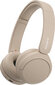 Sony WH-CH520 Wireless Beige цена и информация | Kõrvaklapid | hansapost.ee