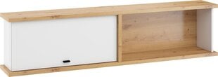 Подвесной шкафчик Meblocross Cross Cro-22 D, коричневый/белый цена и информация | Шкафчики в гостиную | hansapost.ee