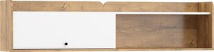 Подвесной шкафчик Meblocross Dolce Dol-23 D, темно-коричневый/белый цена и информация | Шкафчики в гостиную | hansapost.ee