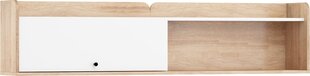 Подвесной шкафчик Meblocross Dolce Dol-23 D, цвет дуба/белый цена и информация | Шкафчики в гостиную | hansapost.ee