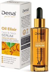 Taastav seerum näole ja kaelale DeBa Oil Elixir, 30 ml hind ja info | Näoõlid, ampullid ja seerumid | hansapost.ee