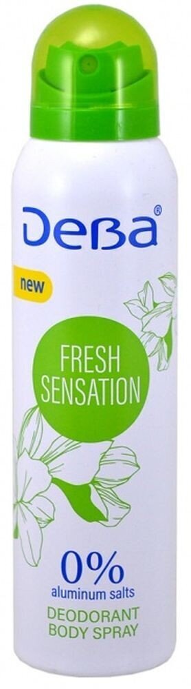 Spreideodorant naistele DeBa Fresh Sensation, 150 ml цена и информация | Deodorandid | hansapost.ee