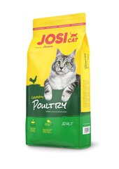 JosiCat koos maitsva linnulihaga Crunchy Poultry, 18 kg hind ja info | Kassi kuivtoit ja kassikrõbinad | hansapost.ee