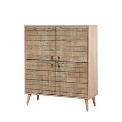 Kummut Kalune Design 863 (I), 111 cm, tamme värv/helepruun цена и информация | Шкафчики в гостиную | hansapost.ee