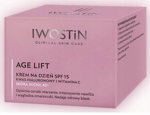 Дневной крем для лица для сухой кожи Iwostin Age lift SPF 15, 50 мл цена и информация | Кремы для лица | hansapost.ee