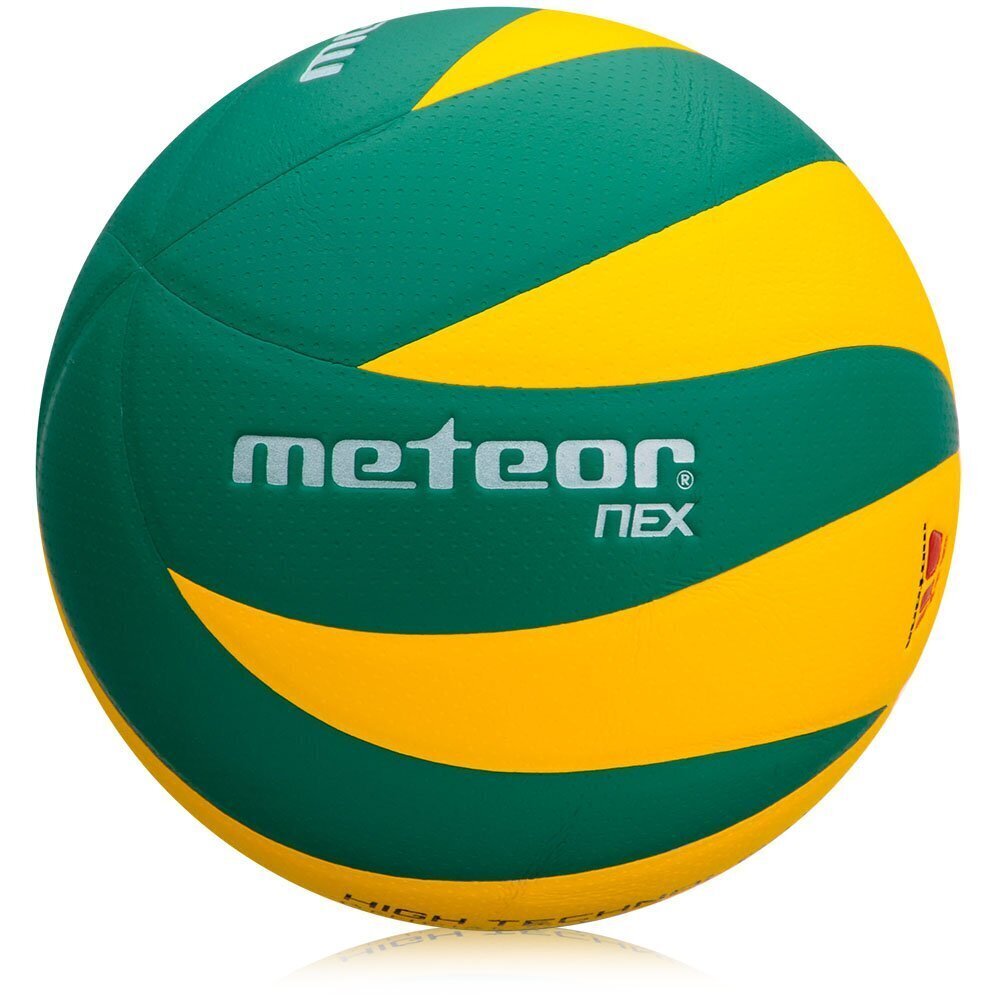Võrkpalli pall Meteor Nex, suurus 5, roheline цена и информация | Võrkpalli pallid | hansapost.ee