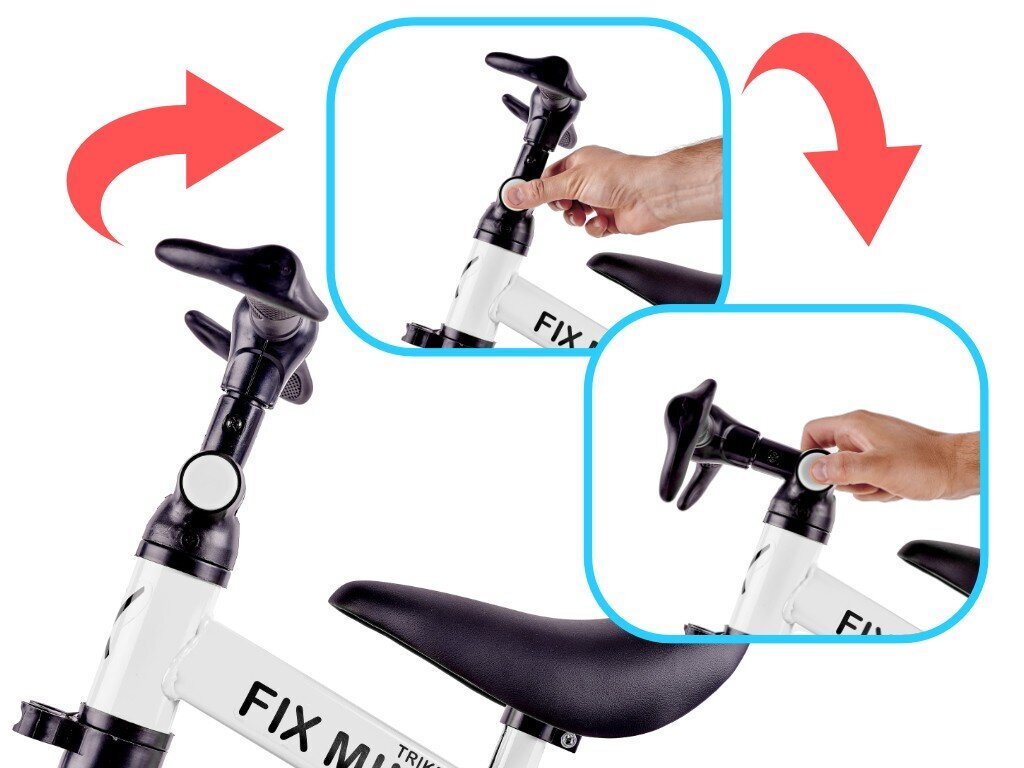 Krossi trikiratas Trike Fix Mini 3in1 pedaalidega, valge цена и информация | Kolmerattalised jalgrattad lastele | hansapost.ee