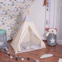 Детская индийская палатка Springos, белая цена и информация | Детские домики | hansapost.ee