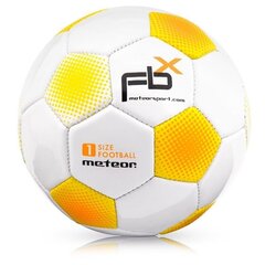 Футбольный мяч Meteor FBX, размер 1, белый цена и информация | Футбольные мячи | hansapost.ee