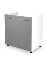 Кухонный шкафчик Halmar Vento DK 80/82, серый/белый цена и информация | Кухонные шкафчики | hansapost.ee