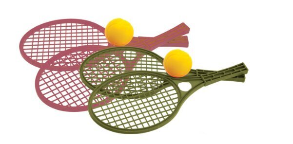 Laste tennisereketid palliga Mochtoys 12450 цена и информация | Ranna- ja õuemänguasjad | hansapost.ee