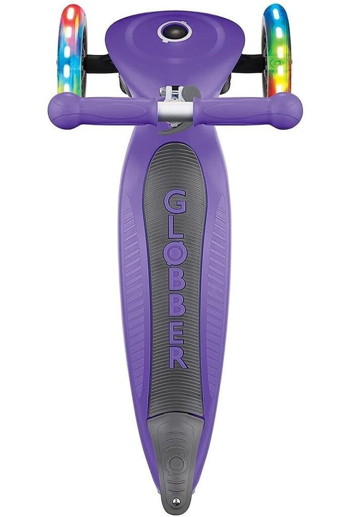 Kolmerattaline tõukeratas Globber Junior Foldable Fantasy Lights, 437-103, lilla цена и информация | Tõukerattad | hansapost.ee
