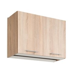 Seinale paigutatav kapp DrewMex, 60 x 80 x 30 cm, pruun цена и информация | Кухонные шкафчики | hansapost.ee