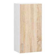 Подвесной кухонный шкафчик NORE Lima W40 D1, белый/дубовый цена и информация | Кухонные шкафчики | hansapost.ee