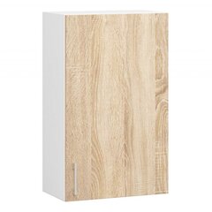 Подвесной кухонный шкафчик NORE Lima W50 D1, белый/дубовый цена и информация | Кухонные шкафчики | hansapost.ee