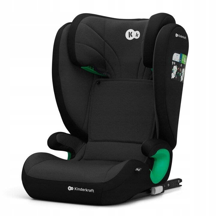 Kinderkraft turvatool Junior Fix 2 i-Size 15-36 kg Isofix, grafiitmust цена и информация | Turvatoolid ja turvahällid | hansapost.ee