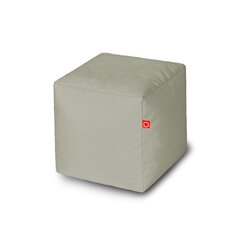 Tumba Qubo™ Cube 50 Silver Pop Fit, hall цена и информация | Кресла-мешки и пуфы | hansapost.ee
