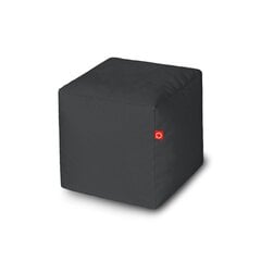 Tumba Qubo™ Cube 50 Graphite Pop Fit, must цена и информация | Кресла-мешки и пуфы | hansapost.ee