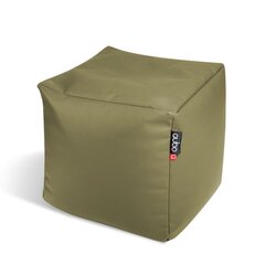 Tumba Qubo™ Cube 25 Kiwi Soft Fit, roheline цена и информация | Кресла-мешки и пуфы | hansapost.ee