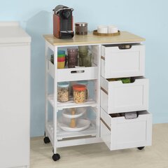 Кухонный шкафчик SoBuy FKW79-W, белый цена и информация | Кухонные шкафчики | hansapost.ee
