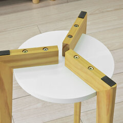 Кофейный столик SoBuy FBT52-WN, белый цвет цена и информация | Журнальные столики | hansapost.ee