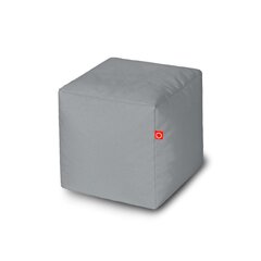 Tumba Qubo™ Cube 25 Pebble Pop Fit, hall цена и информация | Кресла-мешки и пуфы | hansapost.ee