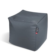 Tumba Qubo™ Cube 25 Fig Soft Fit, hall цена и информация | Кресла-мешки и пуфы | hansapost.ee