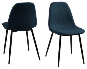 Обеденные стулья, Wilma, 4 шт, синие цена и информация | Стулья для кухни и столовой | hansapost.ee