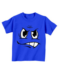 Детская футболка "Сердитое лицо" цена и информация | Оригинальные футболки | hansapost.ee