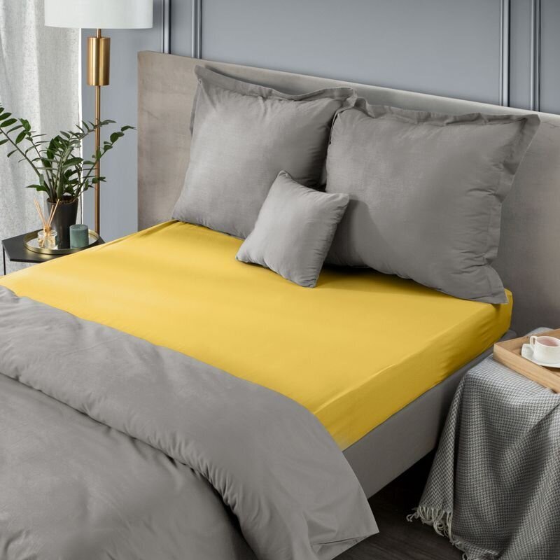 Jersey voodilina koos kummiga, 120x200 cm цена и информация | Voodilinad | hansapost.ee