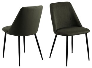 Обеденные стулья, Ines, 4 шт., зеленые цена и информация | Стулья для кухни и столовой | hansapost.ee