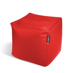 Tumba Qubo™ Cube 25 Strawberry Soft Fit, punane цена и информация | Кресла-мешки и пуфы | hansapost.ee