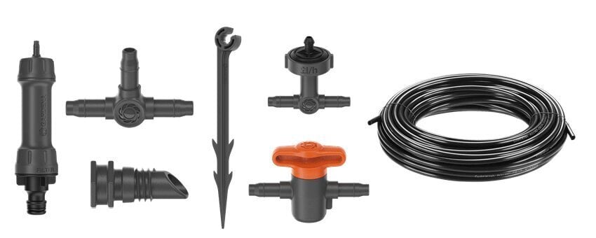 Tilkkastmiskomplekt 15 taimele Gardena Micro-Drip-Irrigation цена и информация | Niisutussüsteemid, kastmisvoolikud ja kastekannud | hansapost.ee