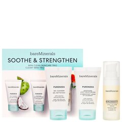 Komplekt Bareminerals: puhastusvahend, 30ml + kreem, 30g + seerum, 15ml hind ja info | bareMinerals Näohooldus | hansapost.ee