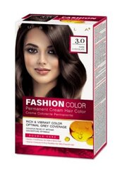 FASHION COLOR Крем-краска Тёмный шоколад 3.0, 50/50/15 мл цена и информация | Краска для волос | hansapost.ee