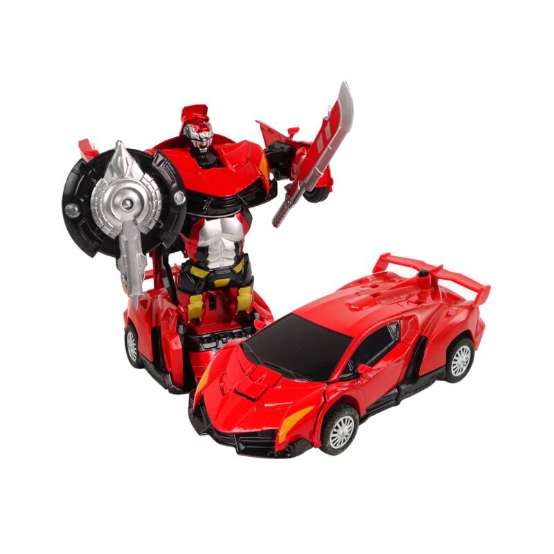 2in1 Robot Transformers Red Orange Auto Set HXSY04 цена и информация | Mänguasjad poistele | hansapost.ee