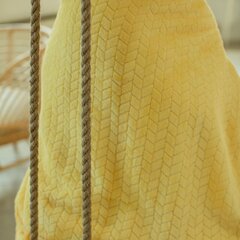 Плед Liisa, 150x200 см, желтый цена и информация | Покрывала, пледы | hansapost.ee