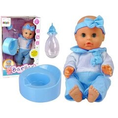 Doll 30 cm Blue Bottle Nightie Drinks цена и информация | Игрушки для девочек | hansapost.ee