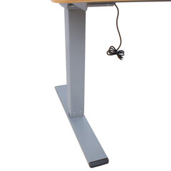 Ножка стола ERGO OPTIMAL с электроприводом, два двигателя, серебристо-серая цена и информация | Компьютерные, письменные столы | hansapost.ee