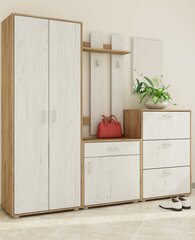 Комплект мебели для прихожей III, белый/светло-коричневый цена и информация | Комплекты в прихожую | hansapost.ee
