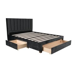 Кровать Grace, 160x200 см, темно-серая цена и информация | Кровати | hansapost.ee