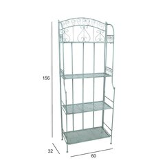 Полка Mint 62x32xH156см, антично-зеленая цена и информация | Садовые стулья, кресла, пуфы | hansapost.ee