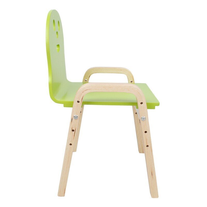 Lastetool HAPPY 39x36xH61cm, roheline цена и информация | Lauad ja toolid lastele | hansapost.ee